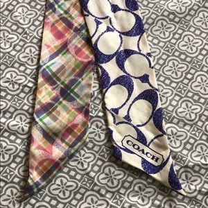 Coach purse scarf